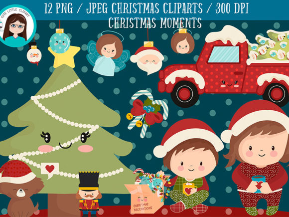 Christmas Kawaii Clipart: Sweet, Playful & Ready-to-Use Design Magic