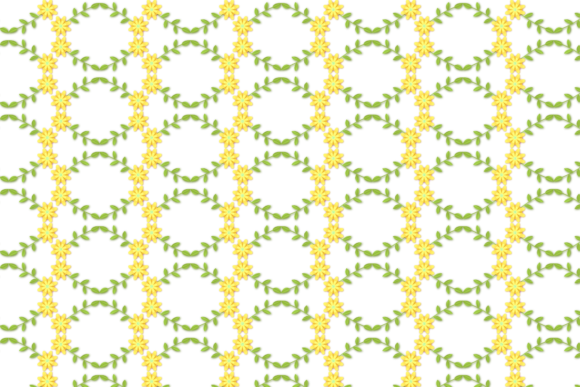Floral Cute Sunflower Simple Pattern