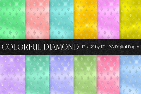 Glitter Diamond Digital Paper
