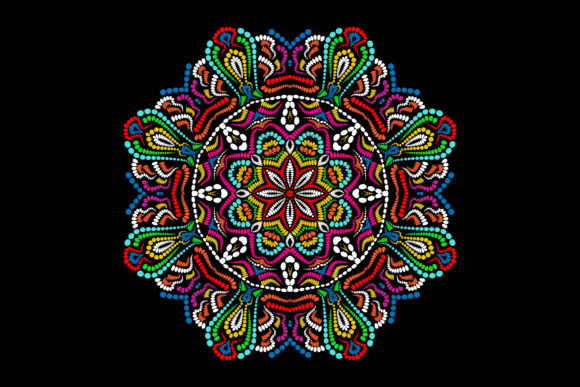 Mandala Pattern Circle Flower Pattern