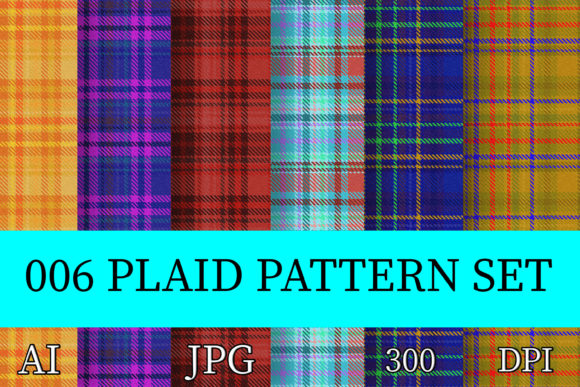Plaid Fabric Pattern Digital Paper