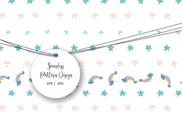 Rainbow Pattern with Love and Star: A Versatile Creative Asset for Modern Makers and Brands