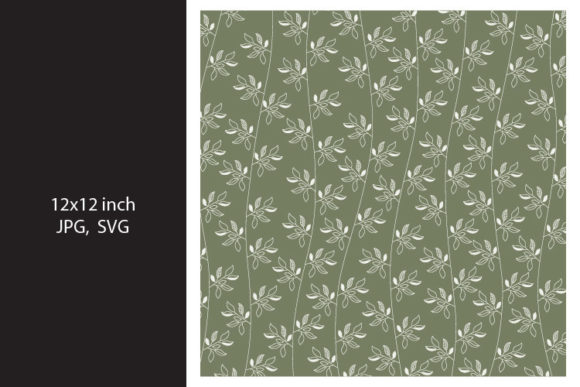 Seamless Background with Leaves