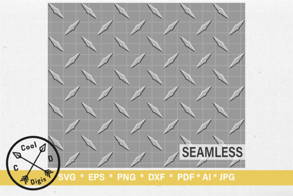 Seamless Diamond Plate Endless Pattern: A Versatile Design for Modern Creators